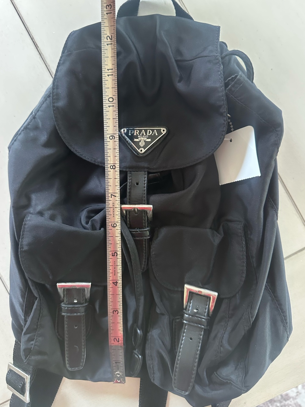 Prada Black Nylon Backpack - Picture 3 of 9